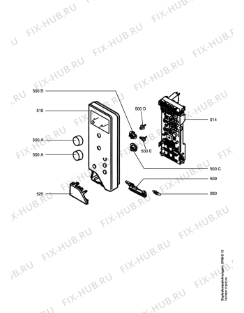 Взрыв-схема микроволновой печи Aeg MC 113 E/U-B - Схема узла Section1